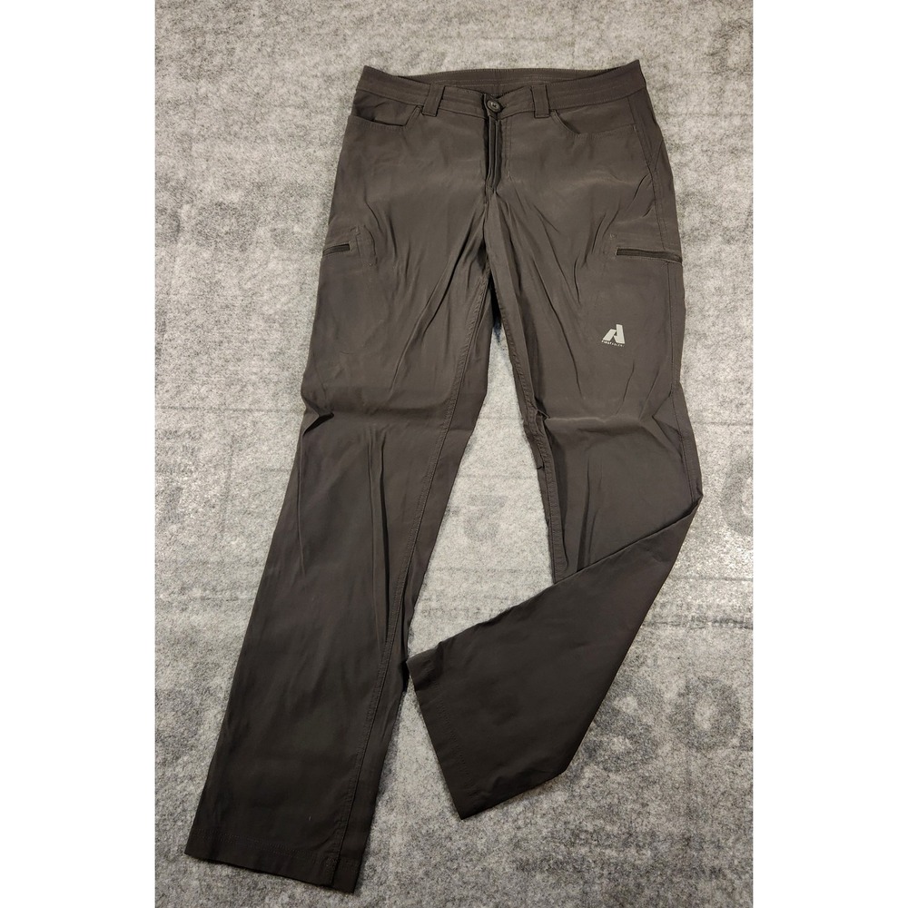 Eddie Bauer Pants Women's size 6 Gray Firstacent cargo hiking Stretch‎ 30x30